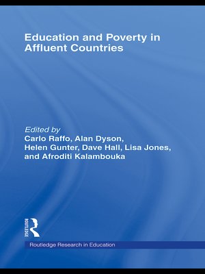 cover image of Education and Poverty in Affluent Countries